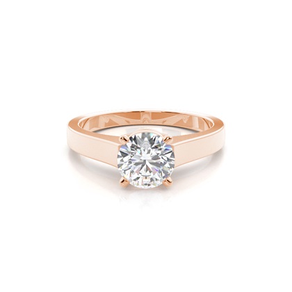 Rose Gold Diamond Engagement Rings