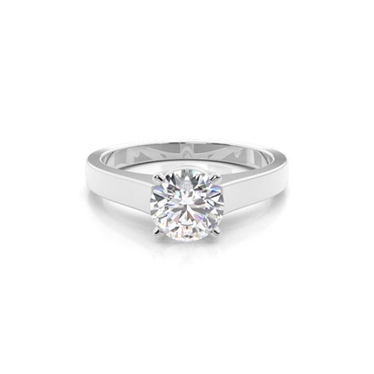 4 Prong Setting Medium Engagement Ring