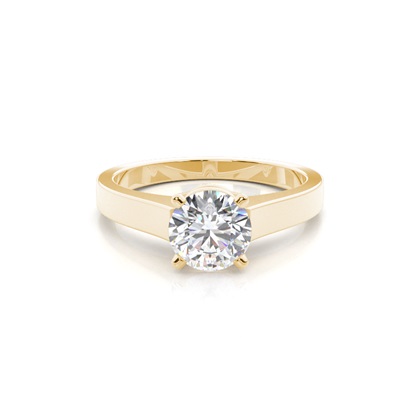 Yellow Gold Solitaire Engagement Rings