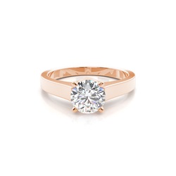 Medium Diamant Verlobungsring in einer Krappenfassung