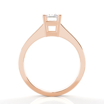 Rose Gold Side Stone Diamond Rings