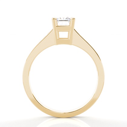 Yellow Gold Side Stone Diamond Rings