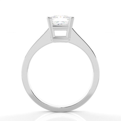 Princess Side Stone Diamond Rings