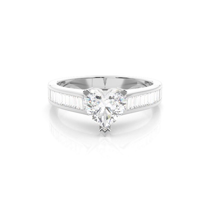 Heart Diamond Engagement Rings