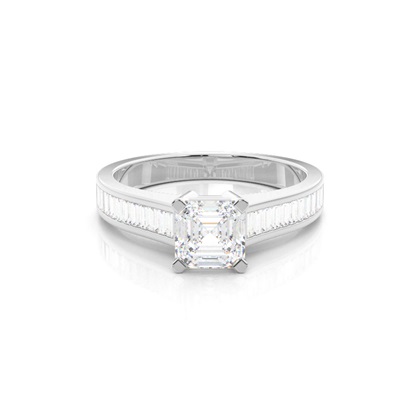 Asscher Diamond Rings