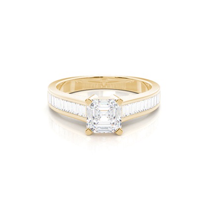 Asscher Diamond Rings