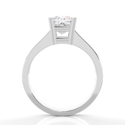 Princess Side Stone Diamond Rings