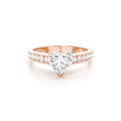 Heart Diamond Rings
