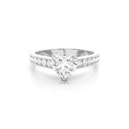 Heart Diamond Engagement Rings