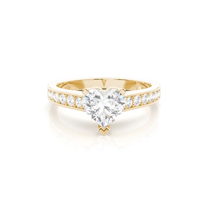 Heart Diamond Rings