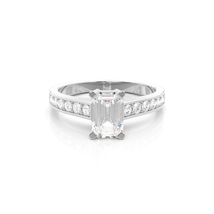 Emerald-Cut Diamond Rings