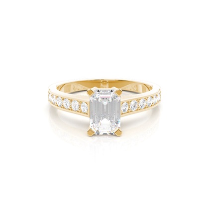 Emerald-Cut Diamond Rings