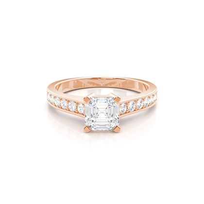 Asscher Diamond Engagement Rings