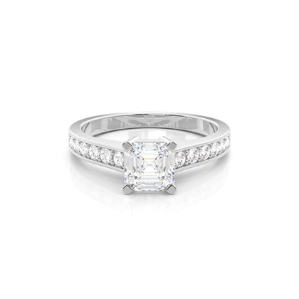 Asscher Diamond Rings