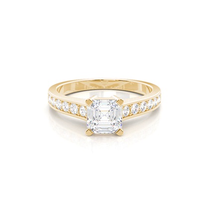 Asscher Diamond Rings