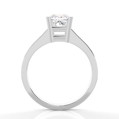 Princess Side Stone Diamond Rings