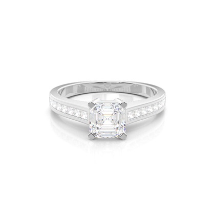 Asscher Diamond Rings