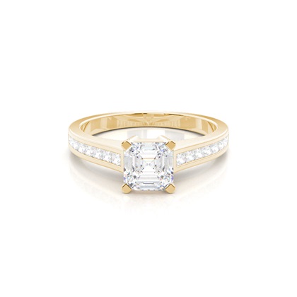 Asscher Diamond Rings