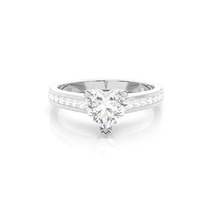 Heart Diamond Engagement Rings