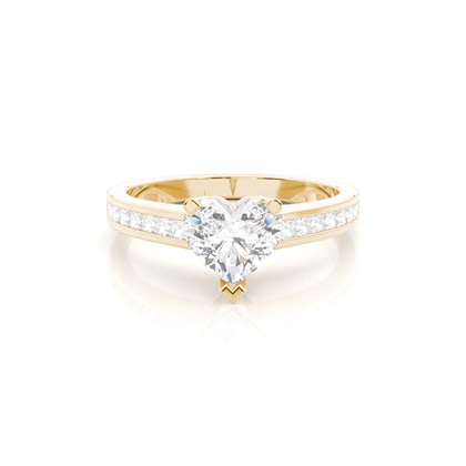 Heart Diamond Rings