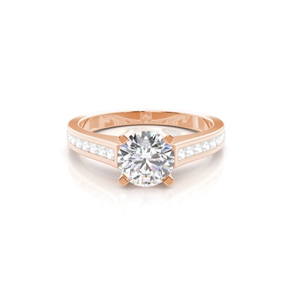 Rose Gold Diamond Engagement Rings