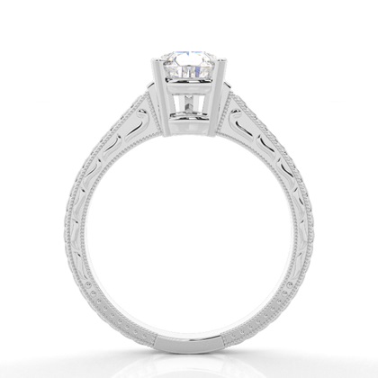 Pear Solitaire Diamond Rings