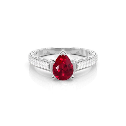 Pear Shaped Gemstone Rings & Jewellery