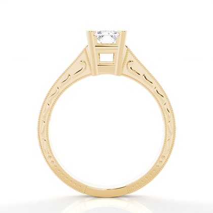 Emerald Cut Diamond Engagement Rings