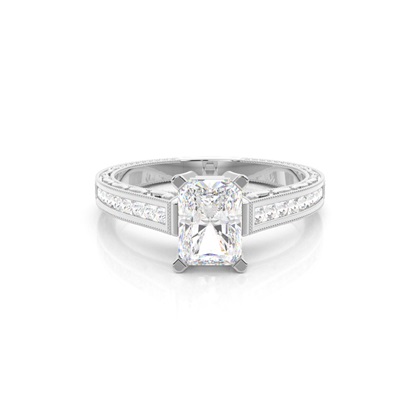 Platinum  Vintage Diamond Engagement Rings