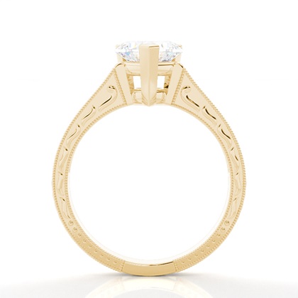 Gelbgoldene Verlobungsringe