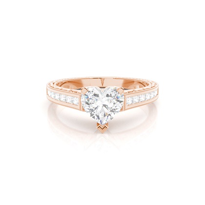 Heart Diamond Rings