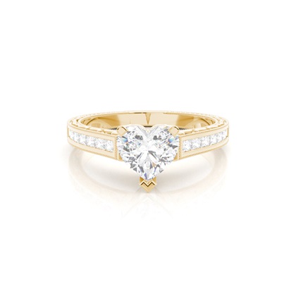 Heart Diamond Rings