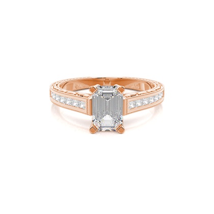Emerald-Cut Diamond Rings