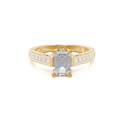 Emerald-Cut Diamond Rings