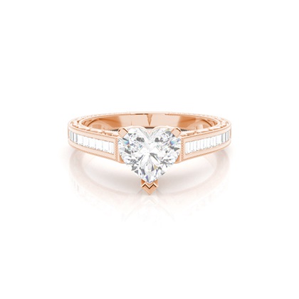 Heart Diamond Rings