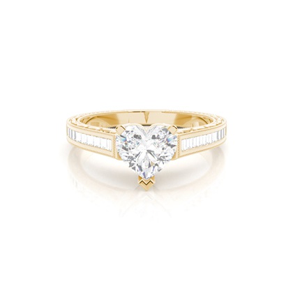Heart Diamond Rings