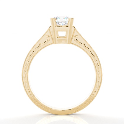 Gelbgold Vintage Verlobungsringe