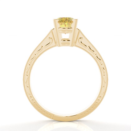 Yellow Gold Yellow Diamond Engagement Rings