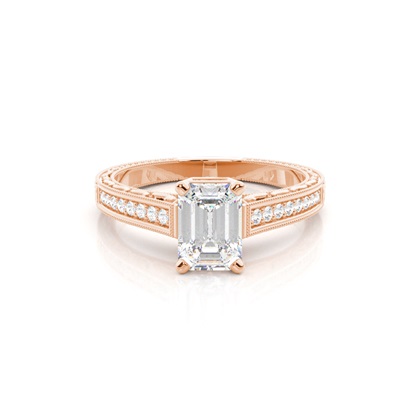 Emerald-Cut Diamond Rings