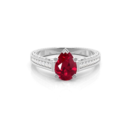 Pear Shaped Gemstone Rings & Jewellery