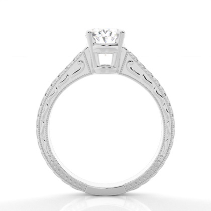 Oval Vintage Diamond Engagement Rings