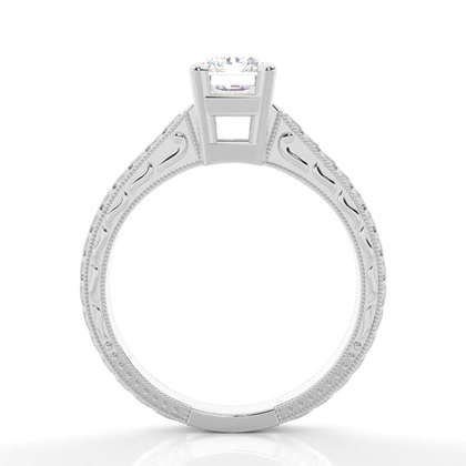 Radiant Vintage Engagement Rings
