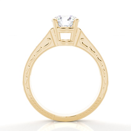 Yellow Vintage Diamond Engagement Rings