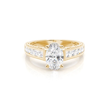 Oval Cut Diamond Rings