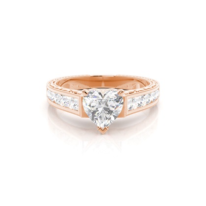 Heart Diamond Rings