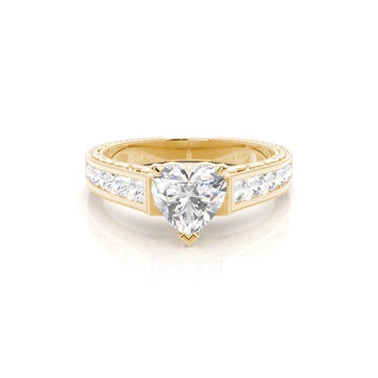 Heart Diamond Rings