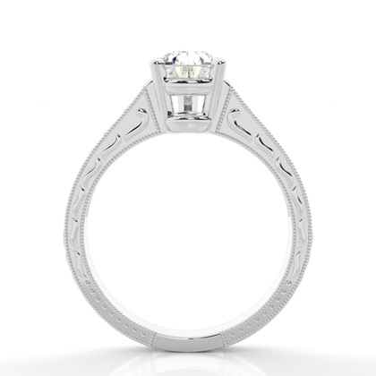Pear Vintage Diamond Engagement Rings