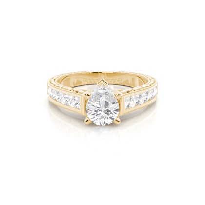 Pear Diamond Rings
