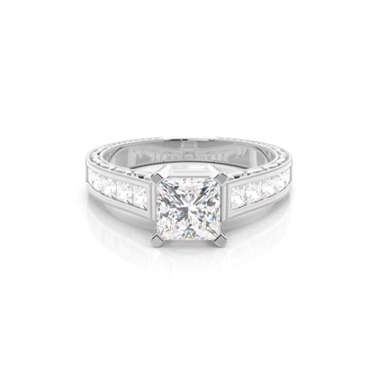 Princess Cut Diamond Engagement Rings