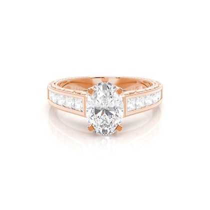 Oval Diamond Engagement Rings